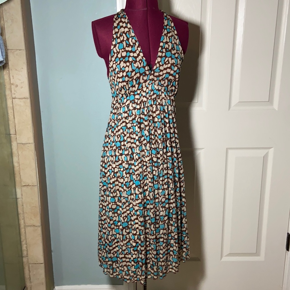 Like new DVF silk halter dress - Picture 1 of 9